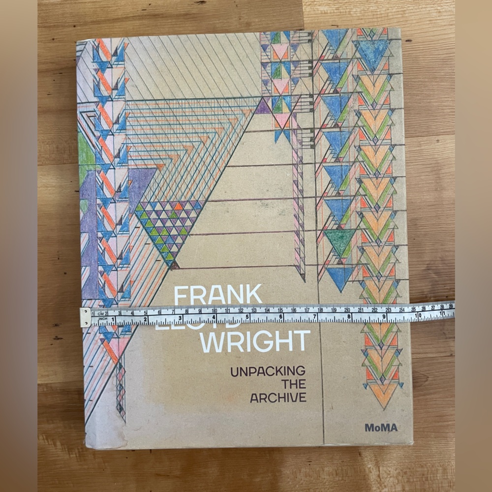 Frank Lloyd Wright: Unpacking the Archive (MoMA Hardcover) Book - Picture 8 of 9
